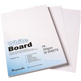 A4 COLOURFUL CARDBOARD WHITE BOARD 250GSM 4 SHEET PK50