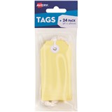 AVERY TAGIT DURABLE TABS Shipping Tag Pastel Yellow Size 3 Pack of 24