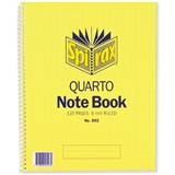 SPIRAX 593 NOTEBOOK QTO SIDE OPEN 60LEAF 252X200MM