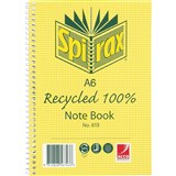 SPIRAX 813 A6 RECYCLED NOTEBOOK 100 PAGE