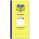 SPIRAX 551 MEMO BOOK 80 DUPLICATE SETS CARBONLESS SIDE OPENING MEMO BOOK