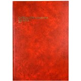 3880 ACCOUNT BOOK A4 DAY RED 10849