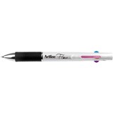 ARTLINE FLOW RETRACTABLE PEN 4 COLOUR 10MM BRIGHT BARREL