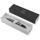 PARKER IM BALLPOINT  PEN BLUE CHROME TRIM