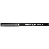 ARTLINE 200 FINELINE PEN BLACK 04MM TIP Available in 12s