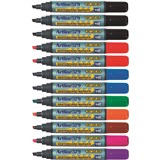 ARTLINE 579 DRYSAFE WHITEBOARD MARKER ASSORTED 8 COLOURS BOX 12 CHISEL