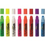 TEXTA JUMBO LIQUID CHALK CHISEL 15MM NIB YELLOW MARKER DRY WIPE