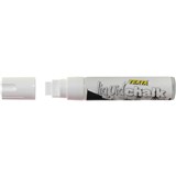 TEXTA LIQUID CHALK MARKER JUMBO CHISEL 15MM NIB WHITE WET WIPE
