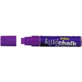 TEXTA LIQUID CHALK MARKER JUMBO CHISEL 15MM NIB PURPLE WET WIPE