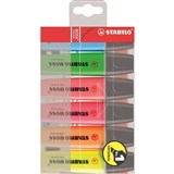 706 STABILO BOSS HIGHLIGHTER WALLET OF 6 ASSORTED COLOURS WLT6