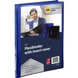 ESSELTE A4 FLEXI BINDER CLEAR COVER 20MM ROYAL BLUE