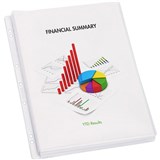 A4 CUMBERLAND HEAVY DUTY SHEET PROTECTORS GUSSETED 25MM  SP6138G PK10