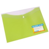 A4 TROPICAL PUSH BUTTON ENVELOPE LIME