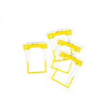 UNISTAT TUBECLIP FILE FASTENER 44001 PK500 YELLOW