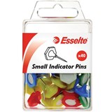 ESSELTE PIN INDICATOR SMALL 15X13MM ASSORTED PK40