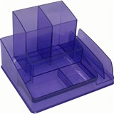 ITALPLAST DESK ORGANISER Translucent Purple