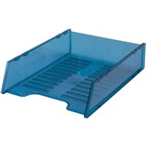 ITALPLAST MULTIFIT DOCUMENT TRAY TRANSLUCENT BLUE I60TBLUE