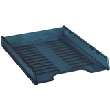 ITALPLAST DOCUMENT TRAY A4 MULTIFIT COMPACT TINT BLUE