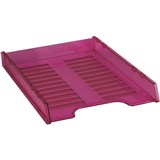 ITALPLAST DOCUMENT TRAY A4 MULTIFIT COMPACT TINT PINK