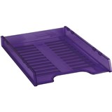 ITALPLAST DOCUMENT TRAY A4 MULTIFIT COMPACT TINT PURPLE