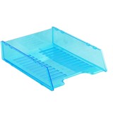 ITALPLAST NEON DOCUMENT TRAY MULTIFIT NEON BLUE