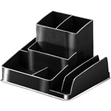 ITALPLAST DESK ORGANISER GreenR Recycled Black