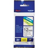 BROTHER TZE231 PTOUCH TAPE 12MMX8M BLACK ON WHITE TAPE