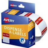 AVERY DISPENSER LABELS PRINTED SALE PRICE DMR2432S1 24X32MM PK400