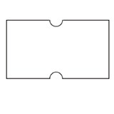 PRICING GUN LABELS 21X12MM WHITE PERMANENT PK10