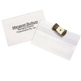 MAGNETIC NAME BADGE HOLDER 90X60MM REXEL 98600 PK10