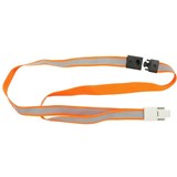 REXEL REFLECTIVE LANYARD HiVis Orange Pack Of 5
