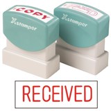 XSTAMP RECEIVED RED 1116