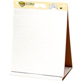POSTIT 563R TABLE TOP EASEL PAD 508X584MM SELF STICK WHITE 20 SHEET PAD