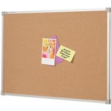 CORK BULLETIN BOARD Aluminium Frame 1200x900mm 39054