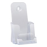 DEFLECTO BROCHURE HOLDERS DL FREE STANDING  WALL MOUNT WITH BUSINESS CARD HOLDER