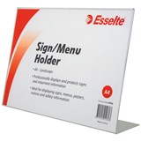 ESSELTE SIGN  MENU HOLDER SLANTED LANDSCAPE A4