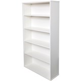 RAPID SPAN BOOKCASE H1800xW900xD315 NATURAL WHITE SPBC18 NW