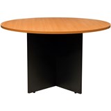 LOGAN MEETING TABLE 900 Diameter Beech  Ironstone