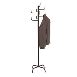JASTEK 8 HOOK COAT RACK 8 HOOK BLACK