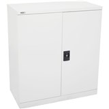 GO STATIONERY CUPBOARD H1015xw910xd450mm Silver Grey