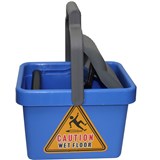 CLEANLINK MOP BUCKET Plastic Wringer 9 Litre Blue