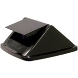 ITALPLAST KITCHEN BIN LID ONLY SWING TOP LID BLACK I190BLK