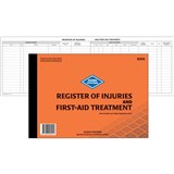 ZIONS REGISTER OF INJURIES AND FIRST AID RIFA BOOKS