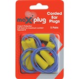 MAXISAFE DISPOSABLE EARPLUGS Corded Class 5 27dB