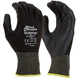 MAXISAFE SYNTHETIC COAT GLOVES Black Knight Gripmaster Glove Extra Large