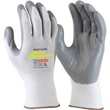 MAXISAFE SYNTHETIC COAT GLOVES White Knight FoamNitrile Glove Medium
