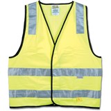 MAXISAFE HIVIS SAFETY VEST Day Night Yellow  Large Class DN
