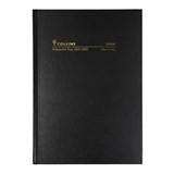 COLLINS FINANCIAL YEAR DIARY A4 WEEK TO VIEW BLACK 1ST JULY  30TH JUNE