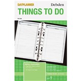 DAYPLANNER DESK EDITION REFILLS 7 RING THINGS TO DO