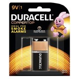 DURACELL ALKALINE BATTERY CARD 9V